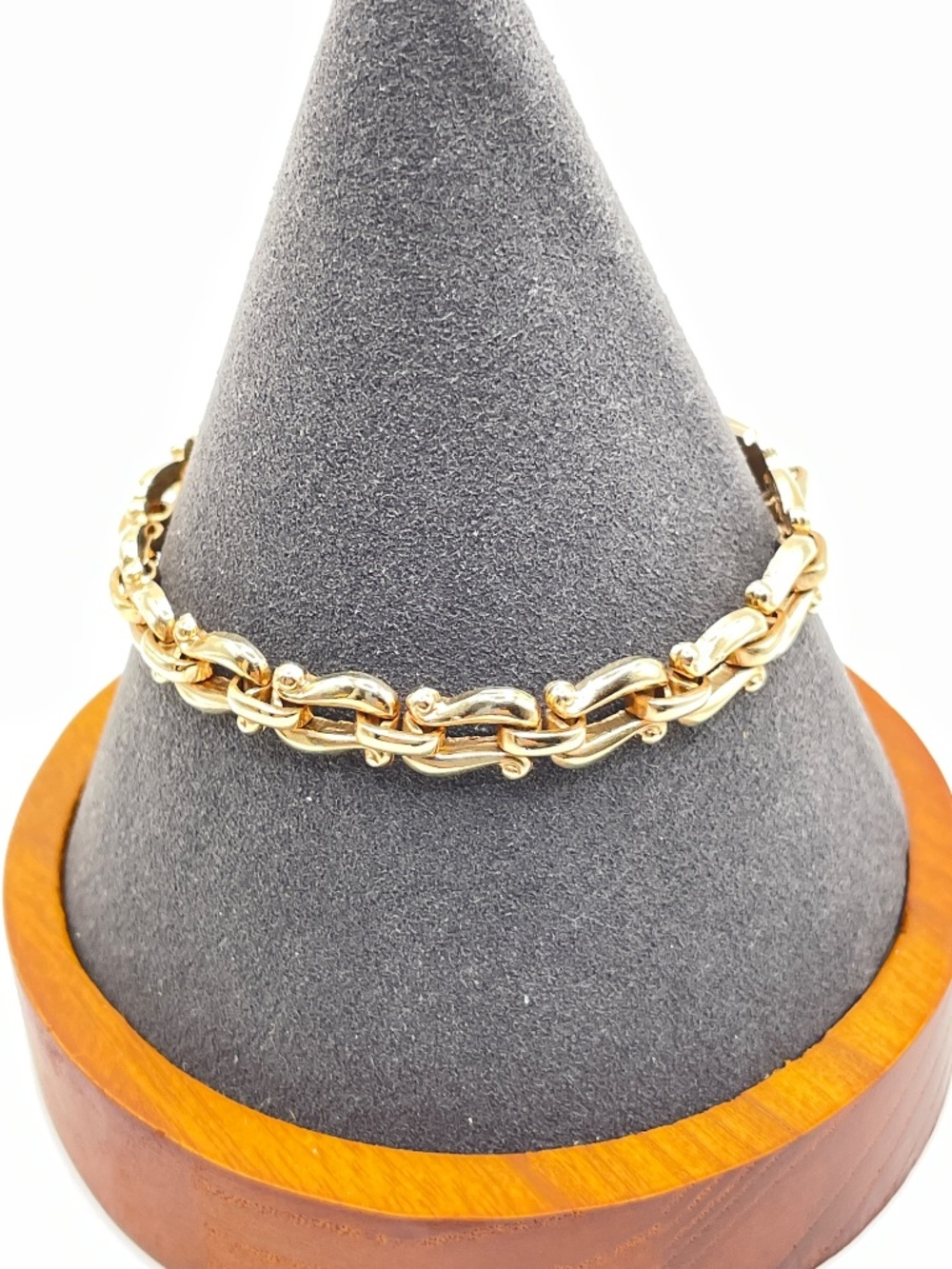Vintage Barclay Gold Tone Link Bracelet 6 1/2" Signed